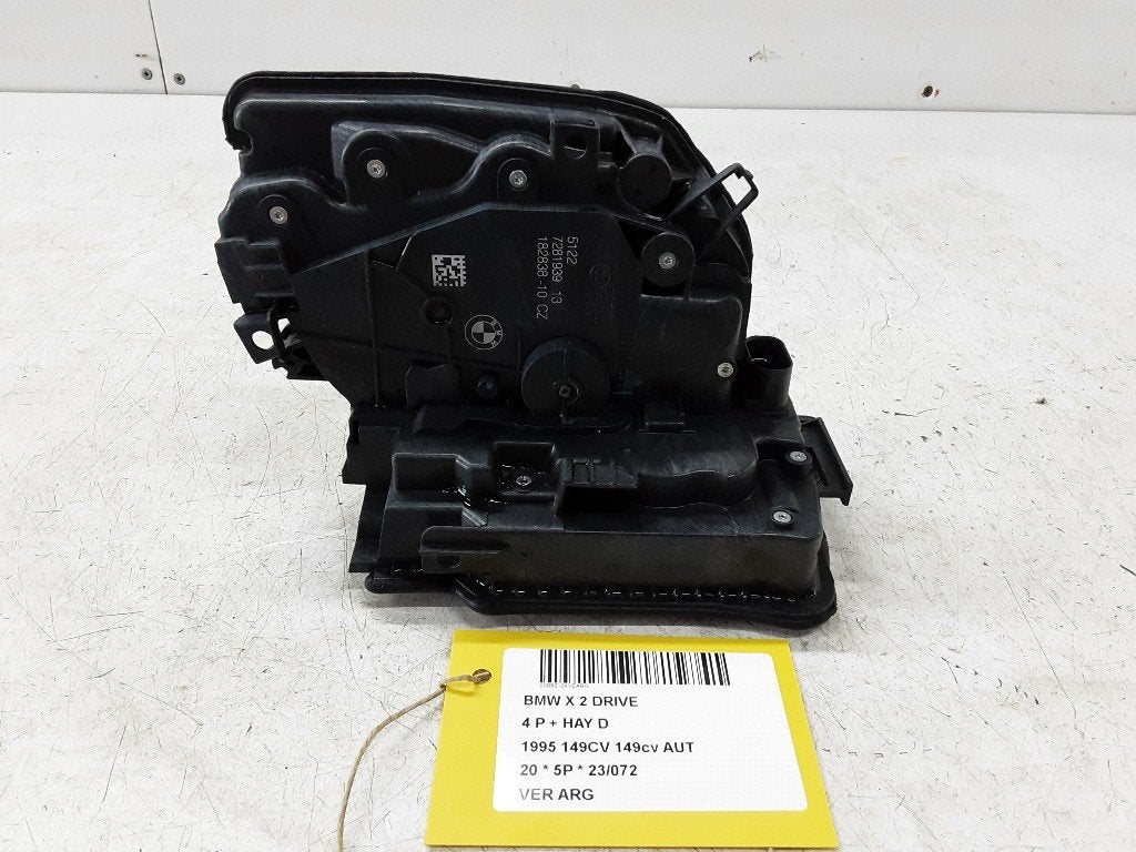 SERRURE DE PORTE ARRIÈRE GAUCHE BMW X2 (F39) (728193913), Arrière, Utilisé, BMW, Petuelring 130
80809  München, DE