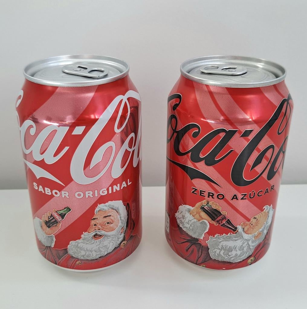 Coca-Cola blikjes Kersteditie, Ophalen of Verzenden