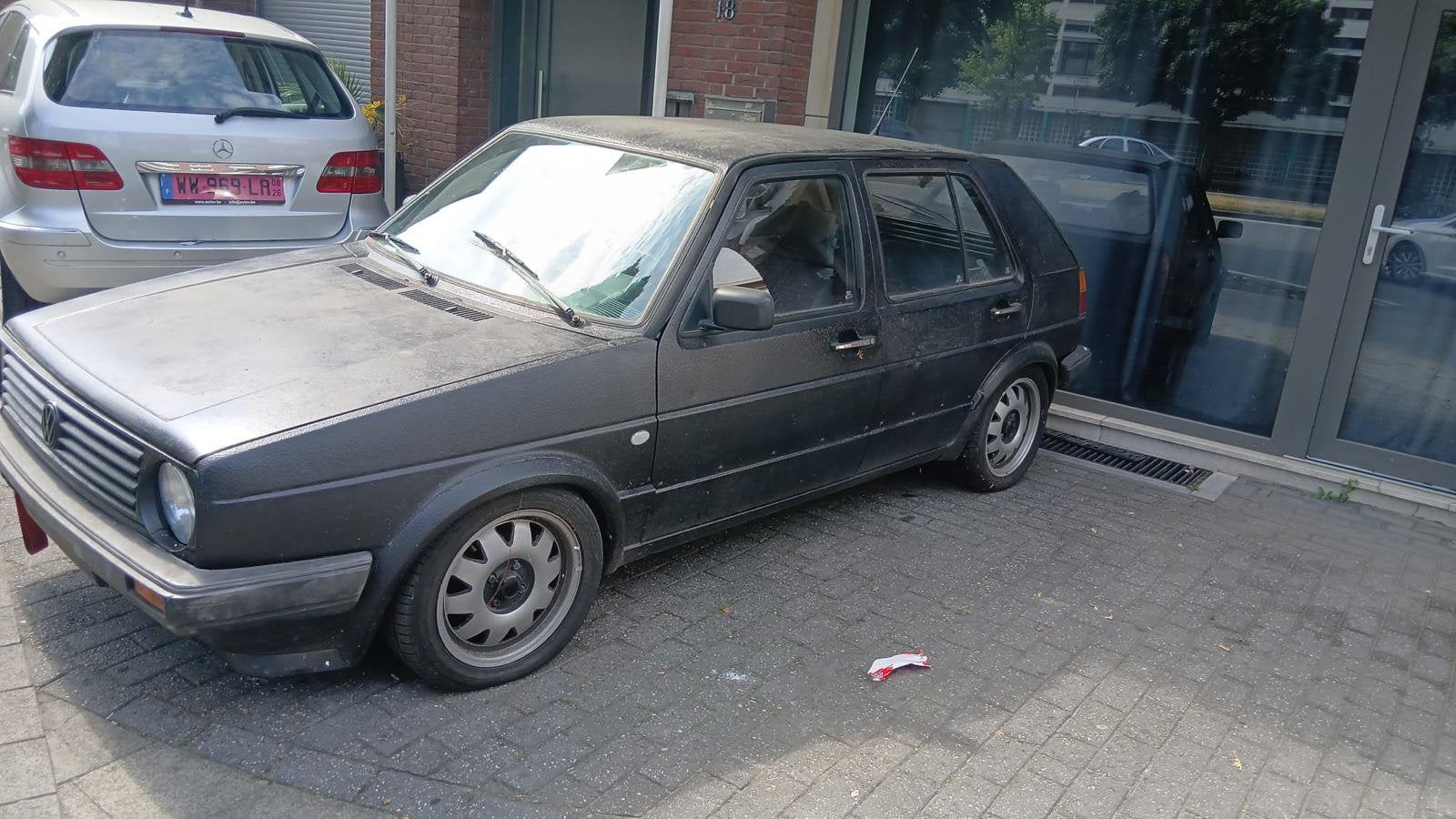 Golf 2 OLDTIMER, Auto's, Volkswagen, Zwart, Bedrijf, Handgeschakeld, Golf