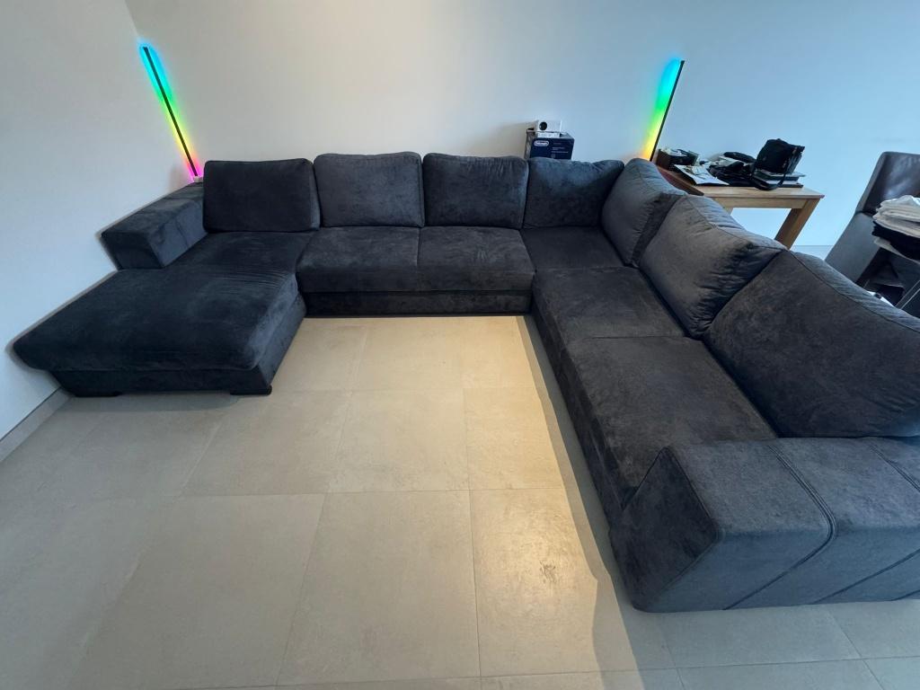 Comfortabele U-zetel te koop – uitstekende staat!, Huis en Inrichting, Ophalen, Hoekbank, 300 cm of meer, Zo goed als nieuw