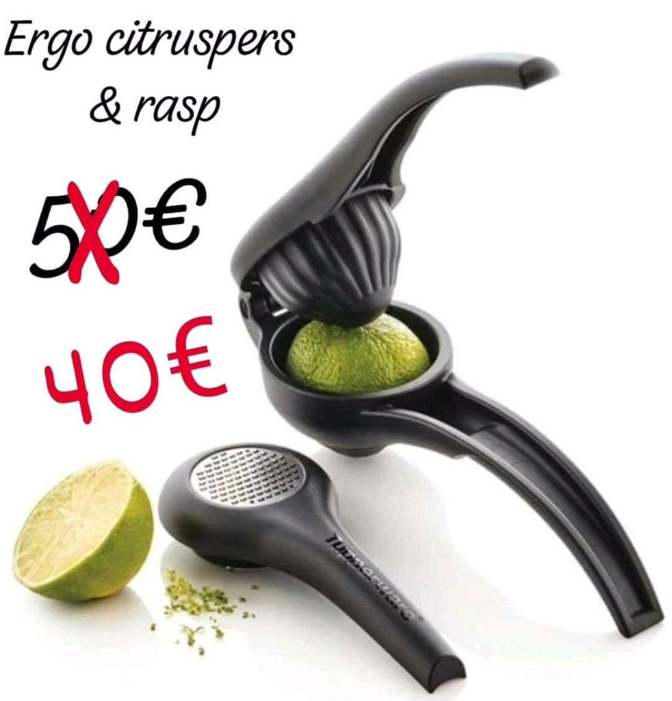 Presse-agrumes et zeste Tupperware Ergo, Enlèvement ou Envoi, Neuf