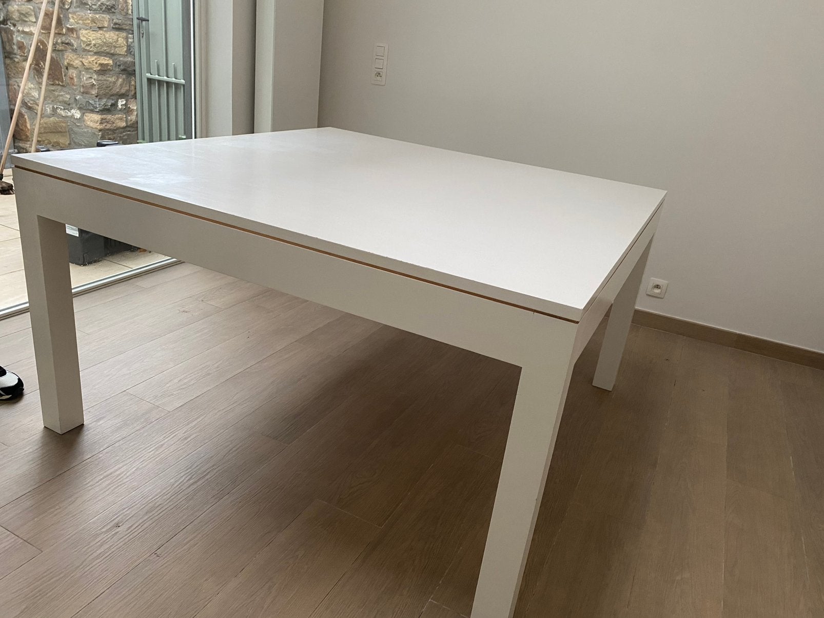 Table carrée 140x140, Maison & Meubles, 100 à 150 cm, Cinq personnes ou plus, Carré, 100 à 150 cm