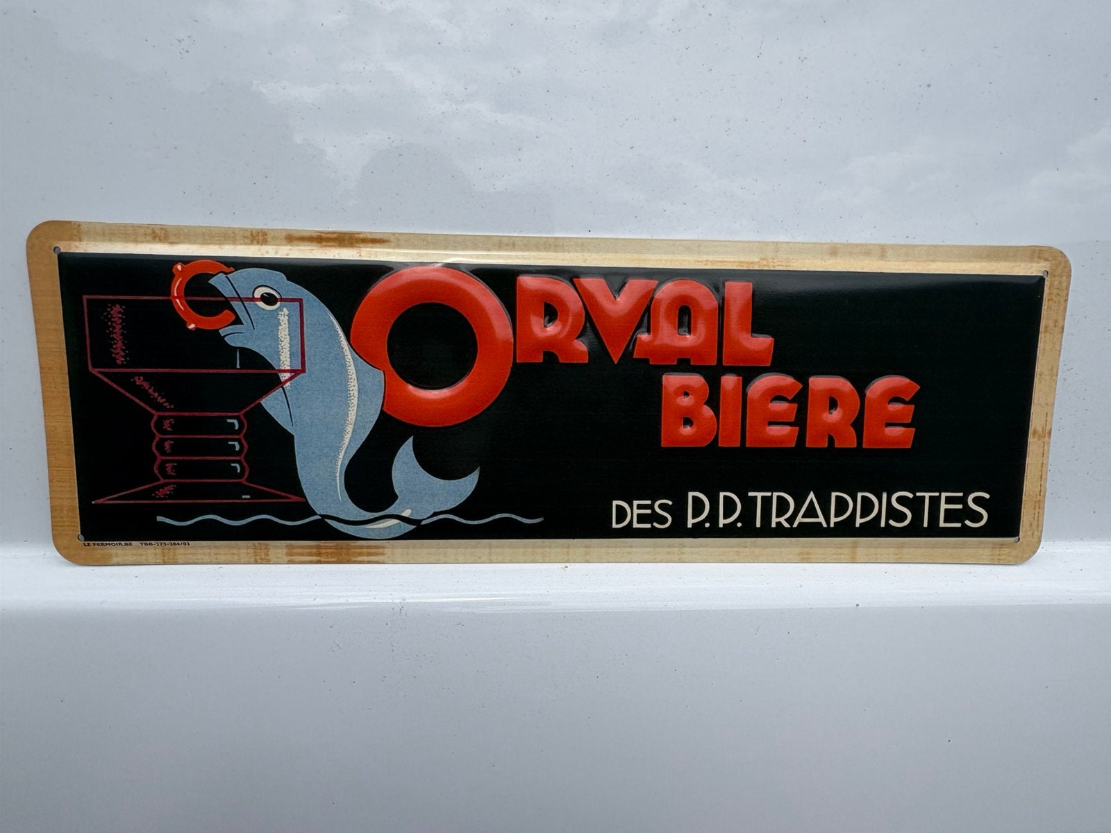 Orval reclamebord, Verzamelen, Ophalen of Verzenden, Zo goed als nieuw