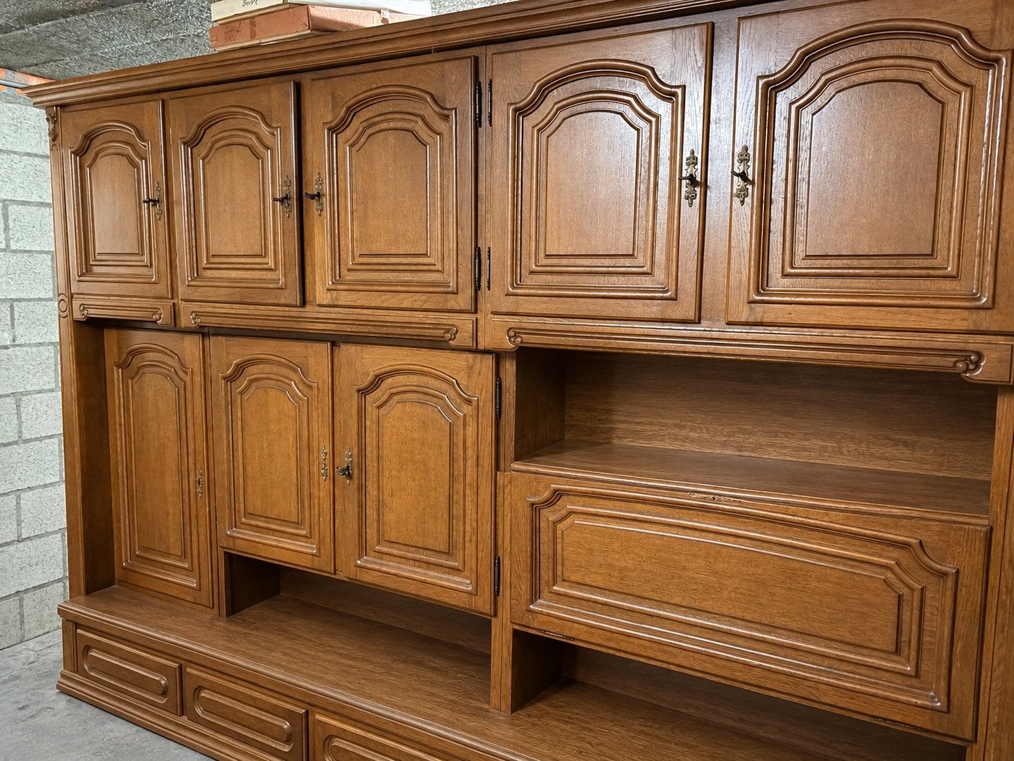 Eiken kast, Huis en Inrichting, Ophalen, Gebruikt, Eikenhout