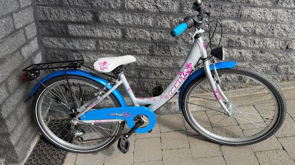 Meisjesfiets 24 inch, Ophalen, Velgrem, Versnellingen, Norta