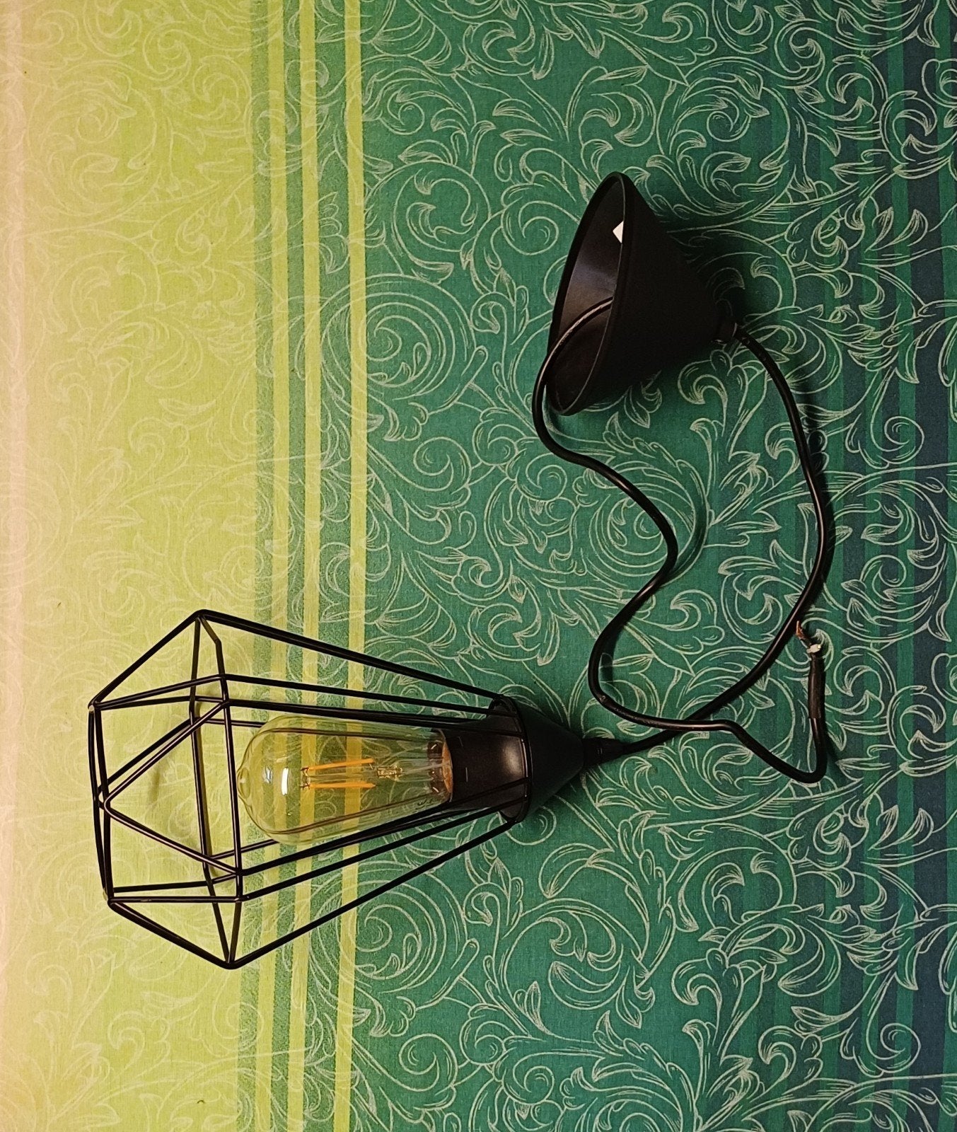 Hanglamp, industriële look, Ophalen, Gebruikt, Kunststof, Industrieel