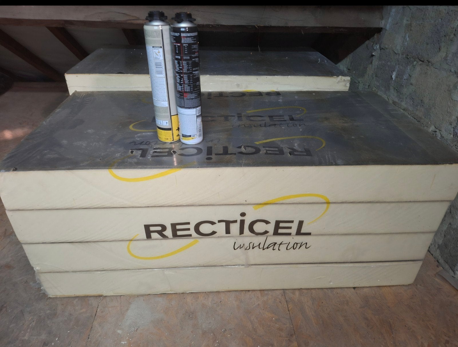 2 pakken Recticel Eurothane Bi-4 PIR isolatie 120 mm (Nieuw!, Enlèvement, Neuf, 12 cm ou plus