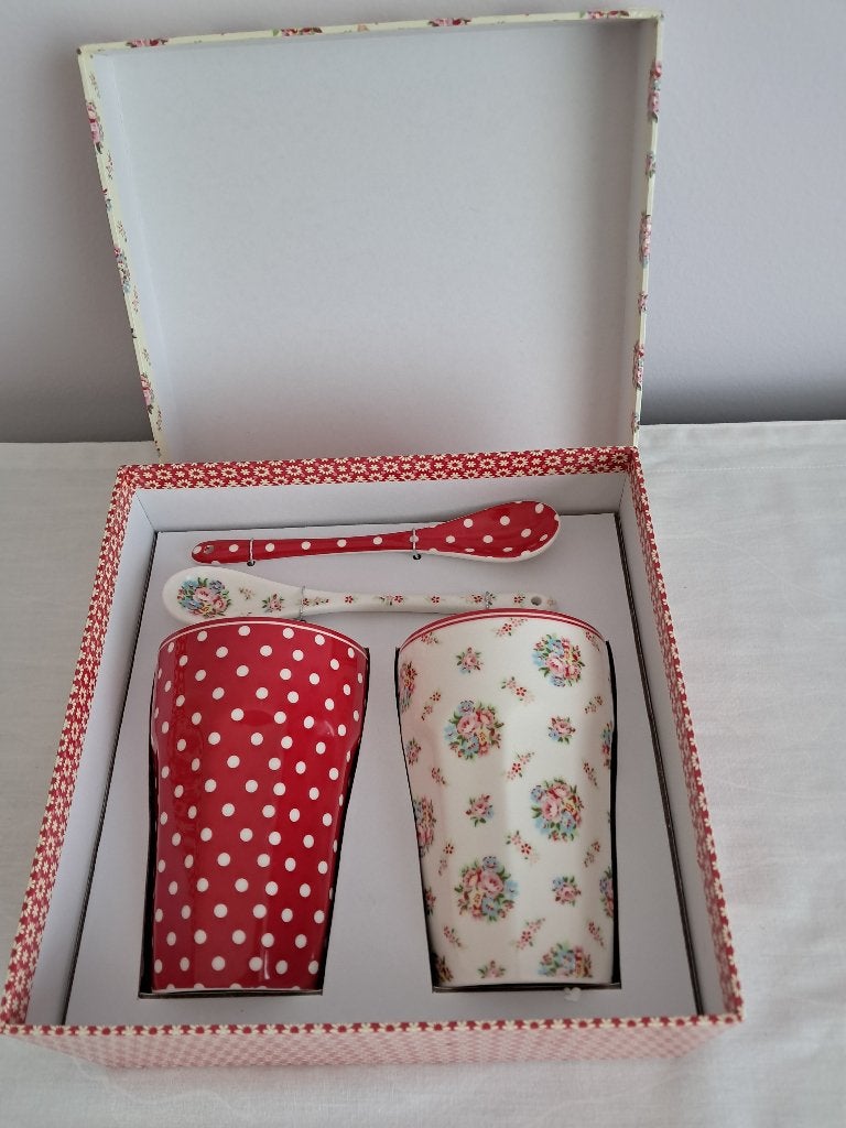 coffret Greengate complet et neuf, Neuf, Enlèvement ou Envoi, Mug, Céramique