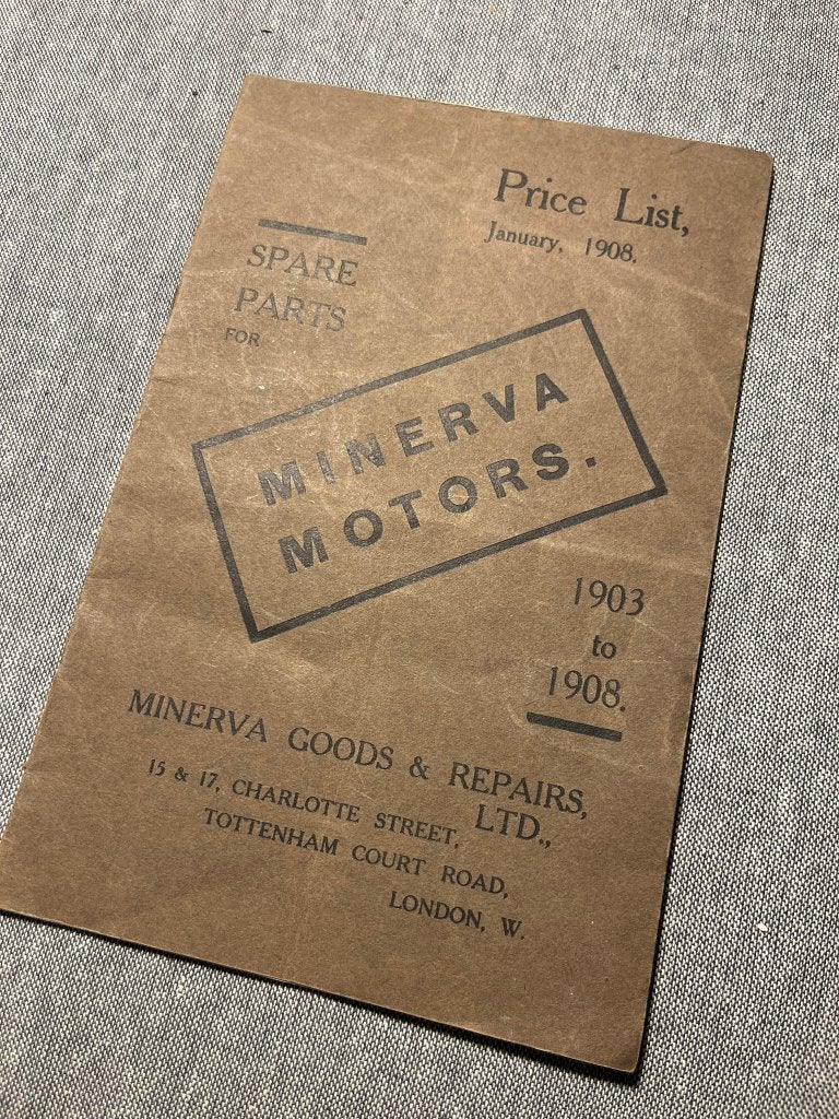 Minerva Motorcycles prijzen onderdelen, Enlèvement ou Envoi, Comme neuf, Motos