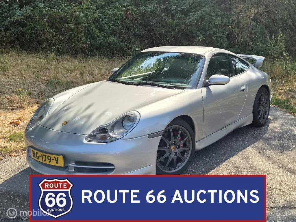 Porsche 911 Carrera | 1999 | Route 66 Auctions, Auto's, Zwart, Bedrijf, Overige carrosserie, Porsche