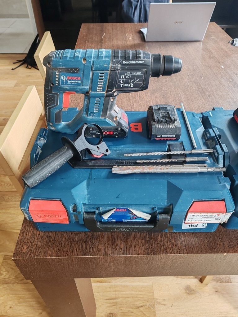 Lot outils BOSCH, Bricolage & Construction, Enlèvement, Utilisé, Marteau, Bosch
