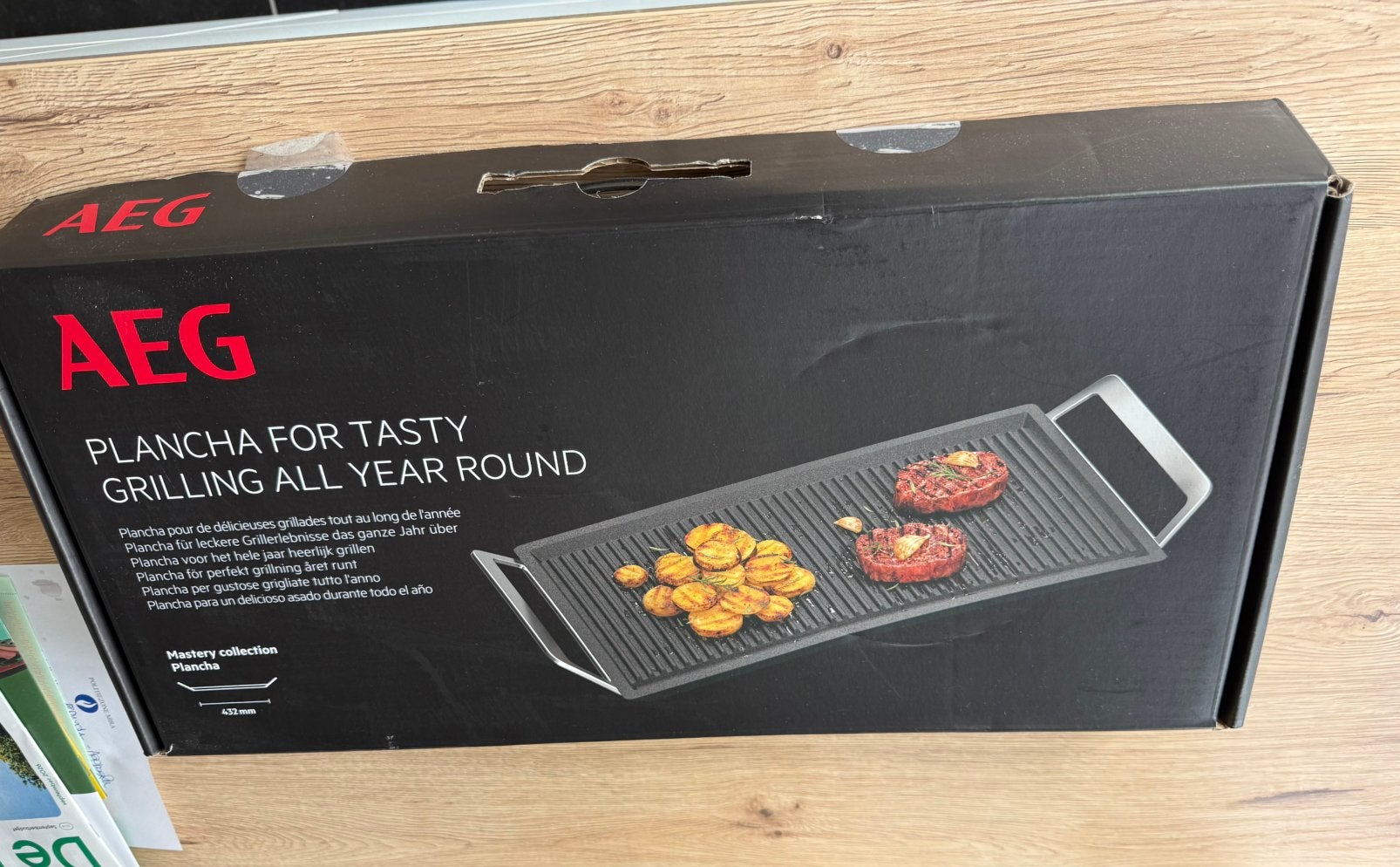 AEG Grillplaat voor inductie, Ophalen, Nieuw