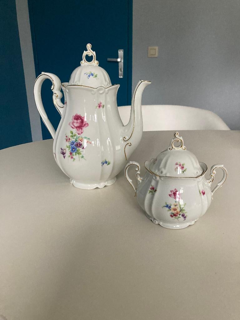 KOFFIEPOT SUIKERPOT, Antiek en Kunst, Antiek | Keramiek en Aardewerk, Ophalen of Verzenden