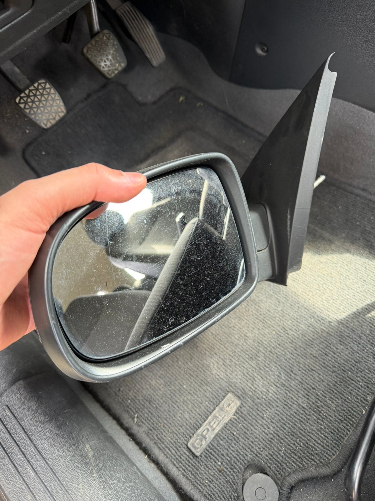Opel Corsa C zijspiegel links., Auto-onderdelen, Ophalen, Gebruikt, Opel