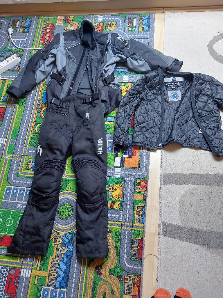 Motorbroek en vest maat 152 Richa  kinderen, Ophalen, Jas | textiel, Kinderen, Richa