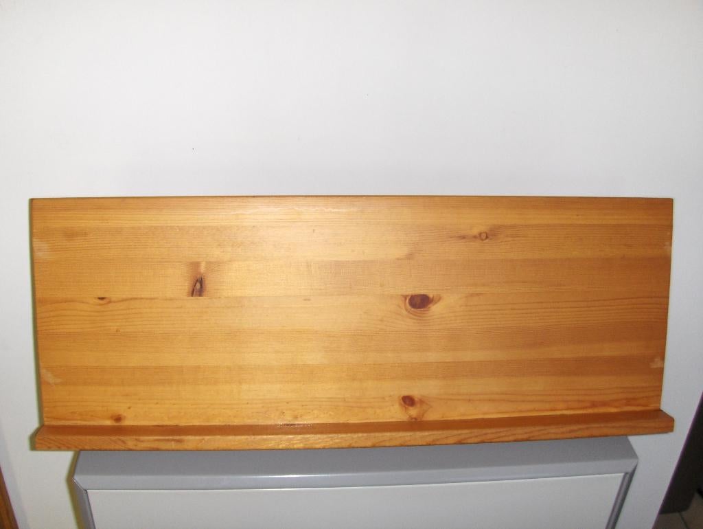 3 étagères de présentation en pin massif de 80 cm de long., Enlèvement, Comme neuf