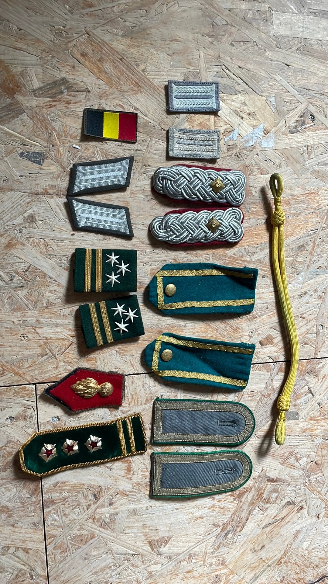Militaire schouder epauletten, Verzamelen, Ophalen of Verzenden, Overige soorten
