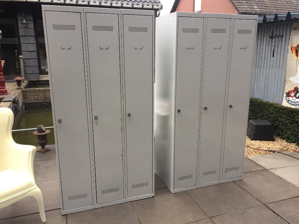 Degelijke 3 - deurs lockers - lockerkasten, Ophalen, Gebruikt
