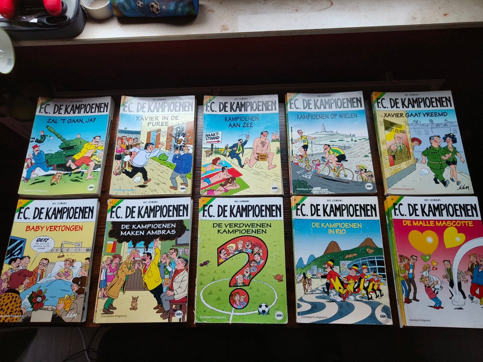 FC De Kampioenen Strips 1 t.e.m. 100 - Complete verzameling, Boeken, Gelezen, Complete serie of reeks, Hec Leemans (FC De Kampioenen)
