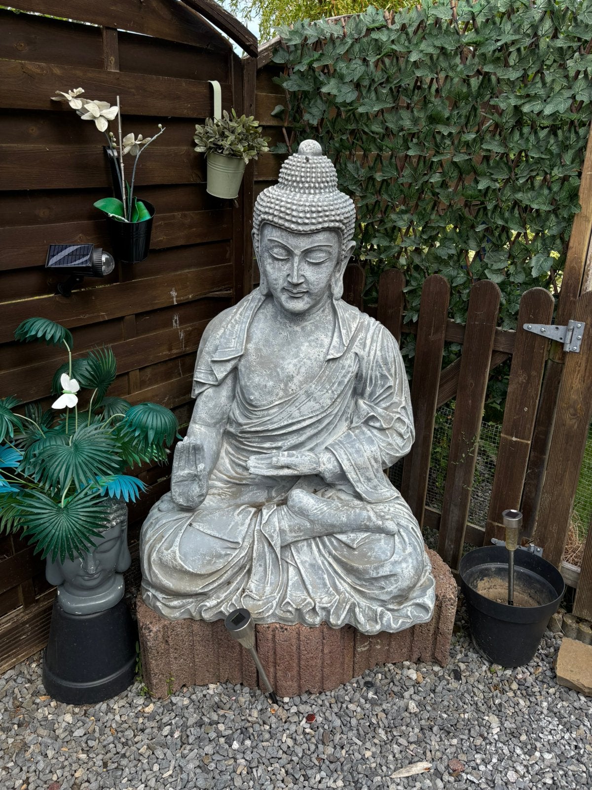 Magnifique, bouddha en résine, Enlèvement, Comme neuf