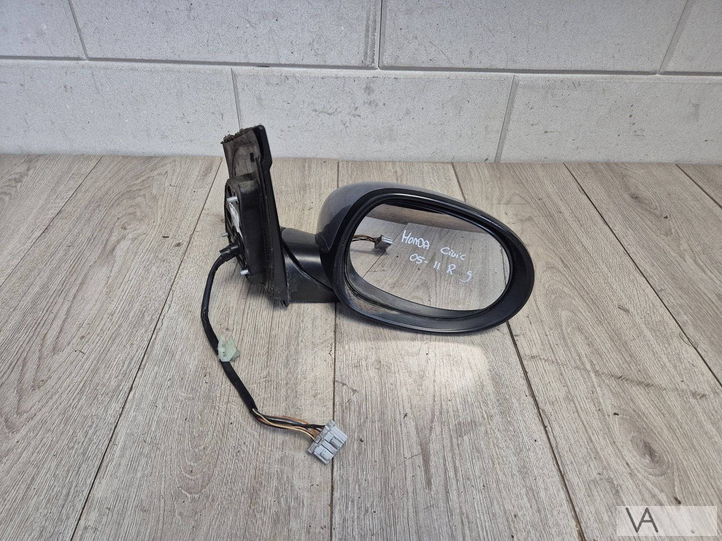 Spiegel rechts voor Honda Civic 2005 tot 2011 elek. inklap, Honda, Gebruikt, -, -