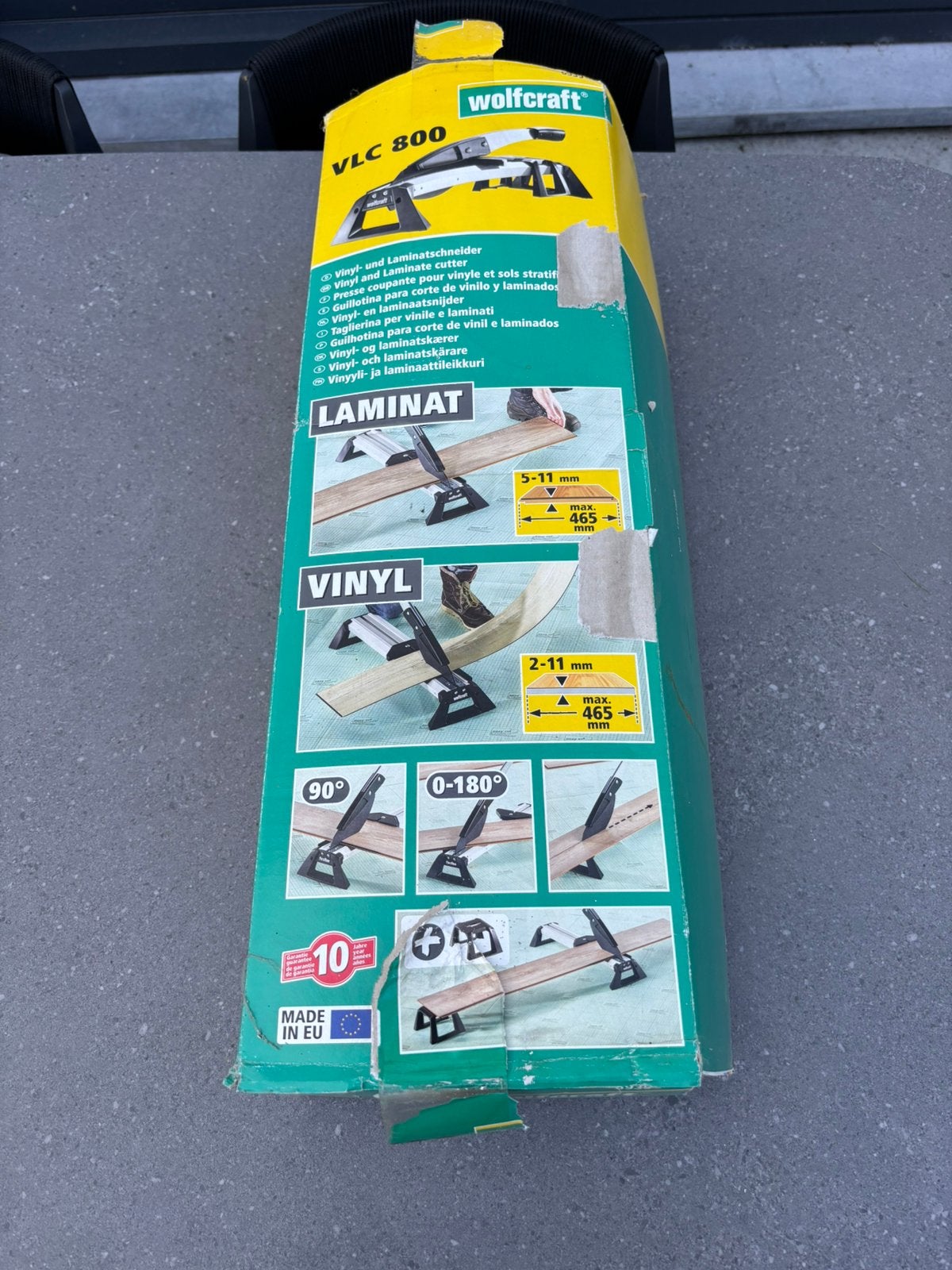Wolfcraft VLX800 laminaatsnijder, Doe-het-zelf en Bouw, Ophalen, Nieuw