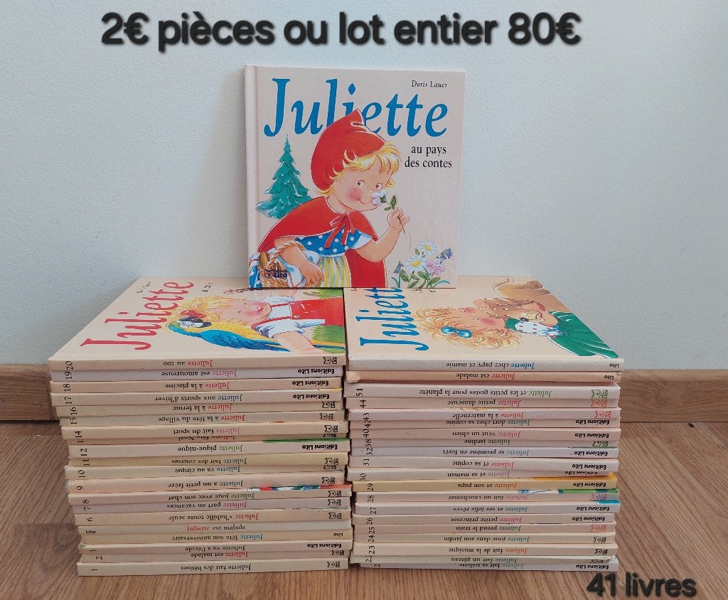 Gros lot de livres Juliette, Enlèvement, Utilisé