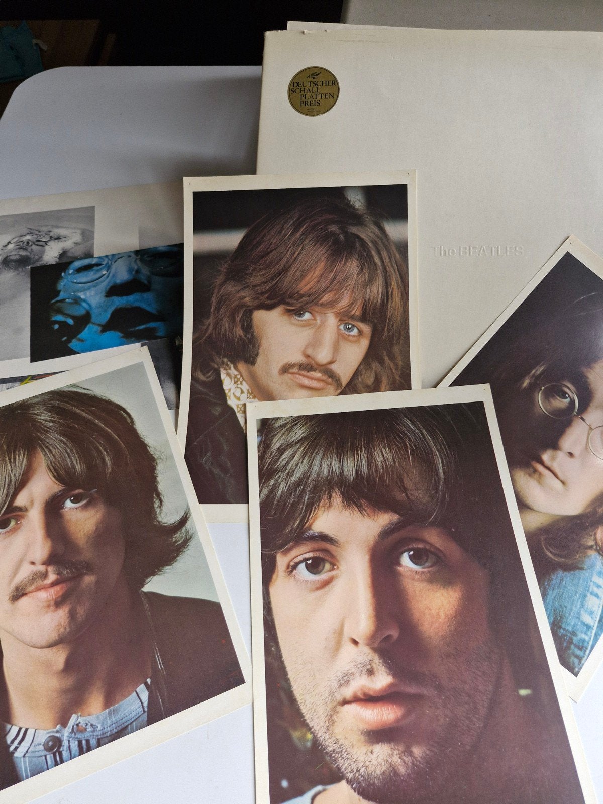 The Beatles album blanc Édition Hybride Rare + Poster+photos, Enlèvement