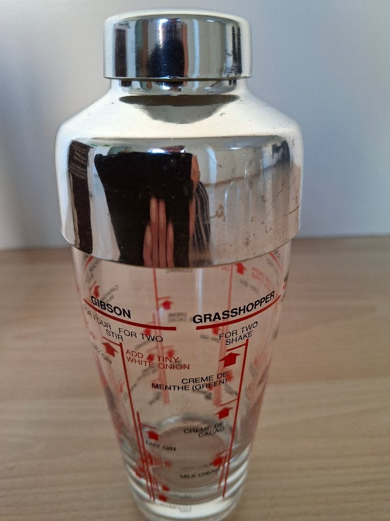 Vintage Saivo Firenze Cocktailshaker (Jaren '70), Ophalen of Verzenden