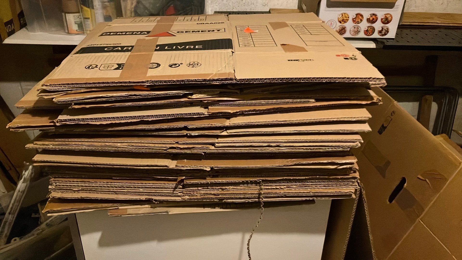 30 petits cartons demenagement, Doe-het-zelf en Bouw, Kratten en Dozen, Ophalen, Opvouwbaar, Minder dan 35 cm, Minder dan 50 cm