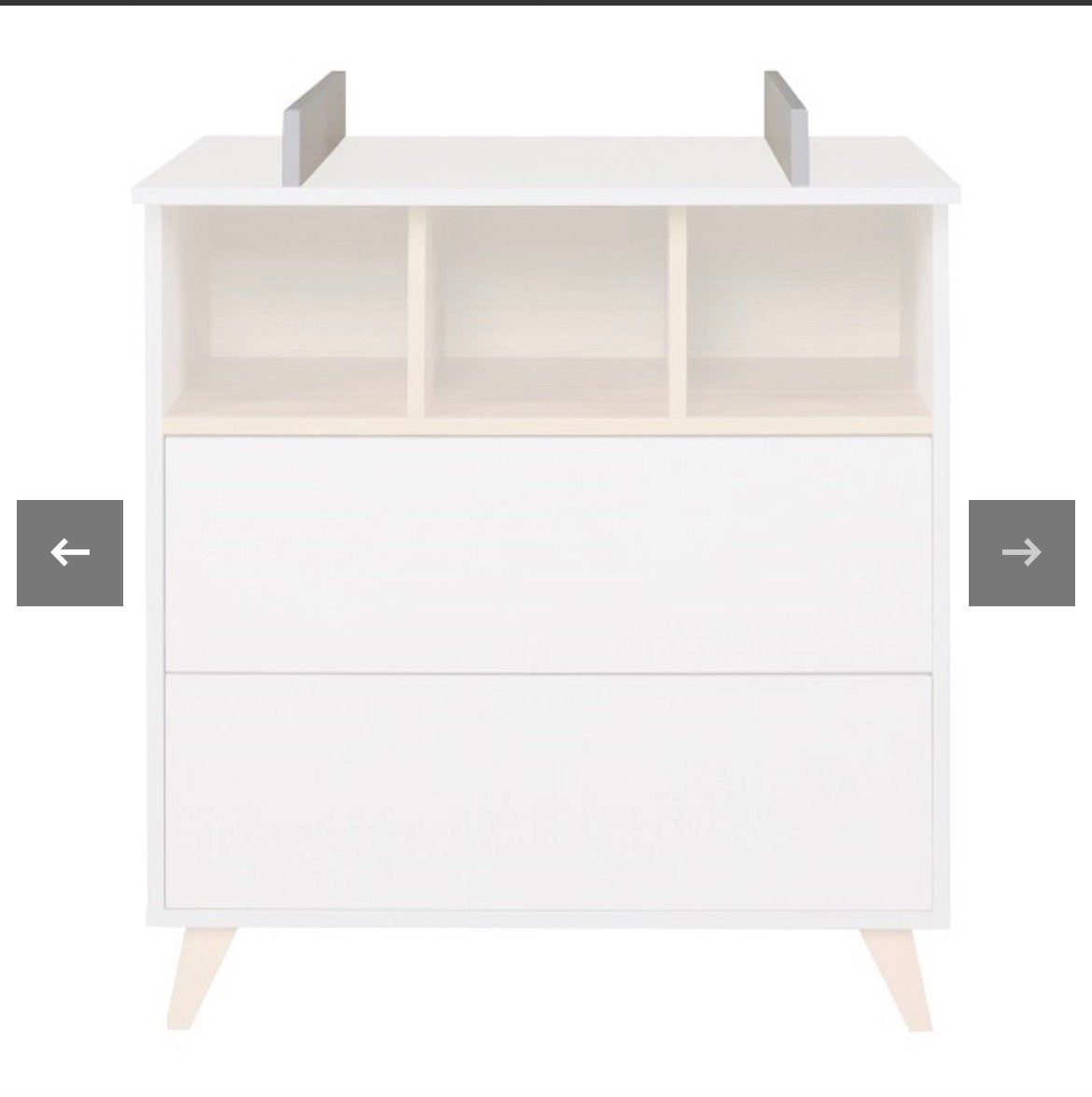Quax commode loft wit extensie, Kinderen en Baby's, Ophalen, Zo goed als nieuw, Commode