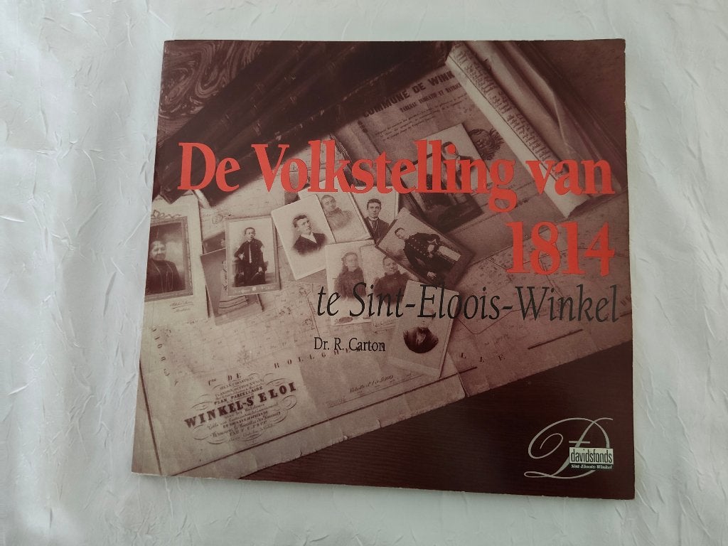 Boek : De volkstelling van 1814 te Sint-Eloois-Winkel, Enlèvement ou Envoi, Dr. R. Carton, Comme neuf, 20e siècle ou après
