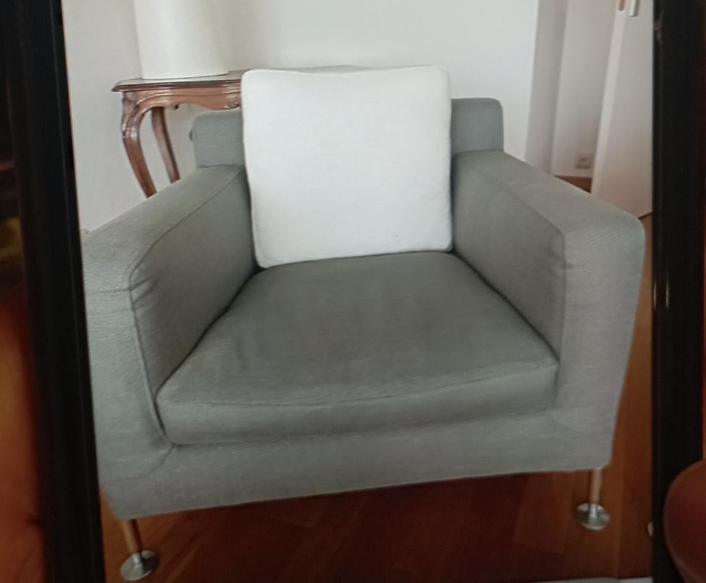 Design Paire de fauteuils et divan B and B en très bel état, Enlèvement, Utilisé, Tissus, Années 90