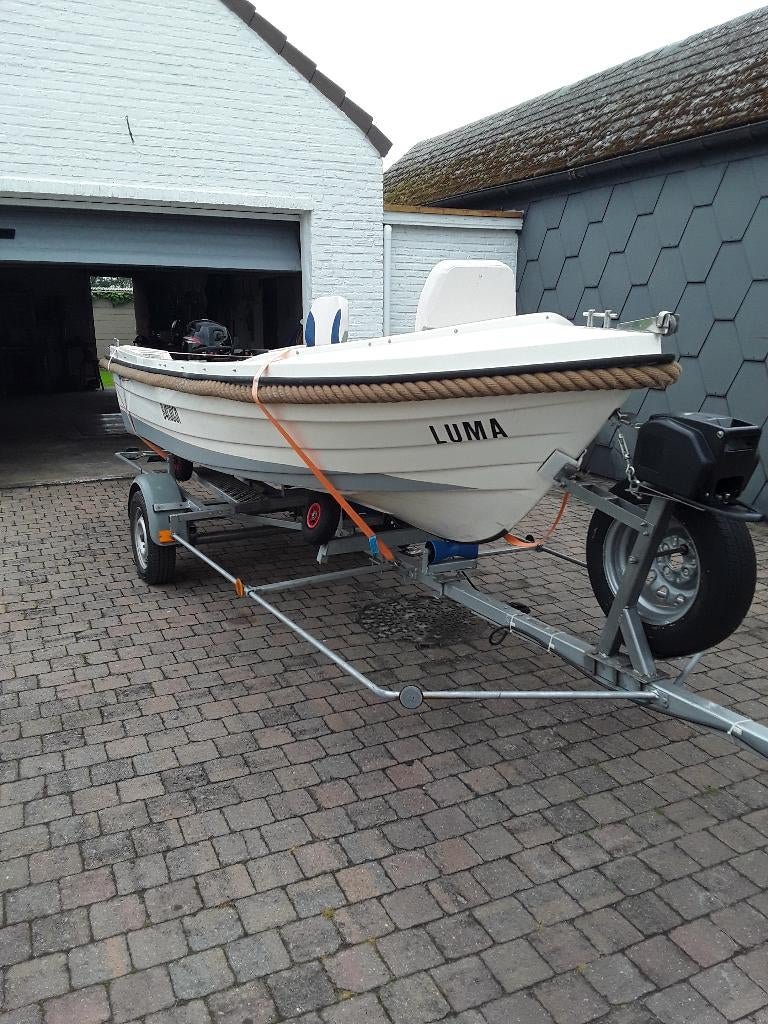 Vaarklare Texas 4.20 met 9.9pk motor, Ophalen, Overige merken, Gebruikt, 4 m