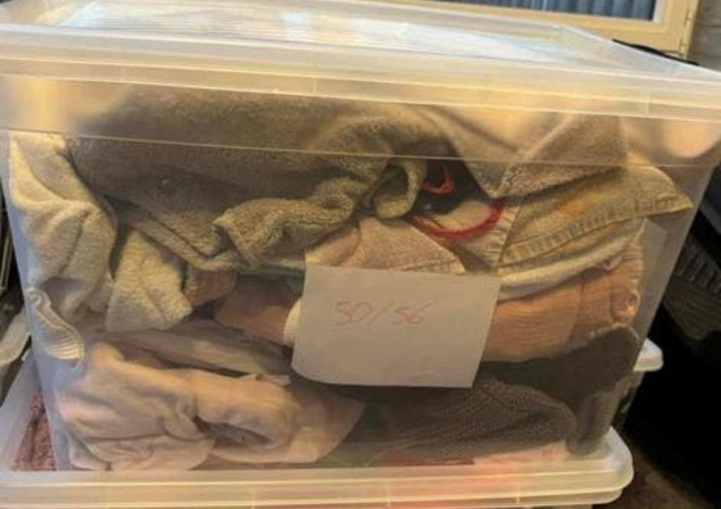 Meisjes kleding maat 50/56 - +/- 39 stuks, Enfants & Bébés, Vêtements de bébé | Taille 56, Enlèvement