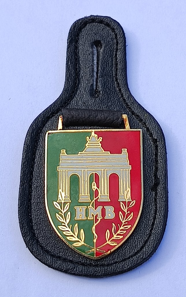 ABL borsthanger breloque Hôpital Militaire Bruxelles (HMB), Ophalen of Verzenden, Landmacht, Embleem of Badge