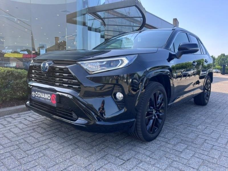 Toyota rav4 RAV4  5DRS 2.5 HYBRID E-CVT BLACK EDITION, Auto's, 131 kW, Zwart, 5 deurs, Hybride Elektrisch/Benzine