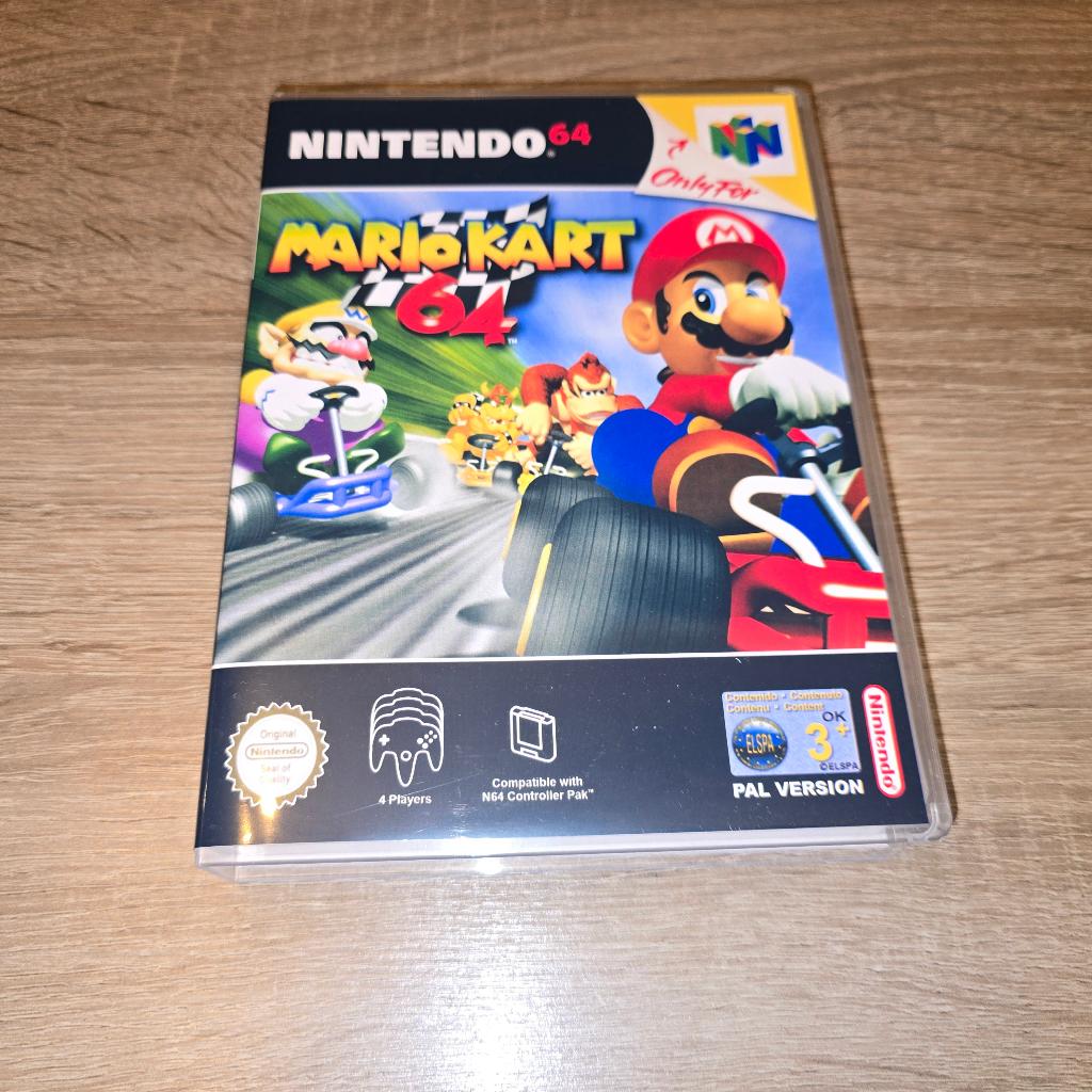 Mario Kart 64 N64 Game Case (4), Verzenden, Zo goed als nieuw
