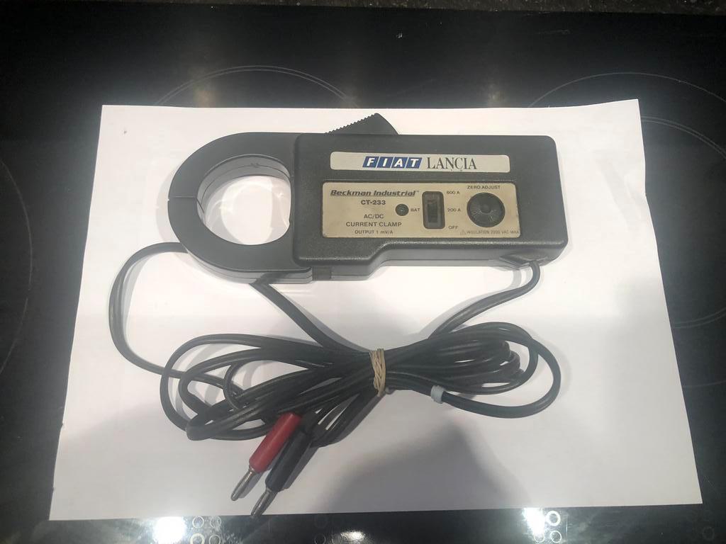 FIAT LANCIA Beckman industrial CT-233 AC/DC ampèremeter tang, Ophalen of Verzenden, Gebruikt