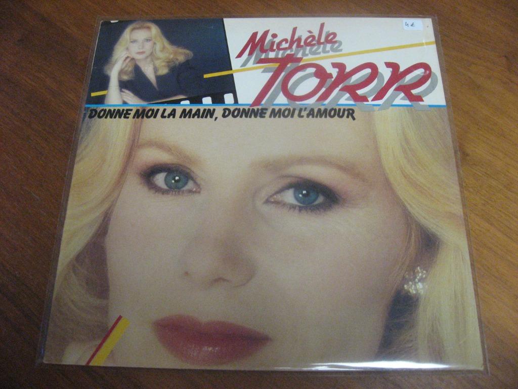 MICHELE TORR donne moi la main,donne moi l'amour, Enlèvement ou Envoi, Utilisé, 12 pouces