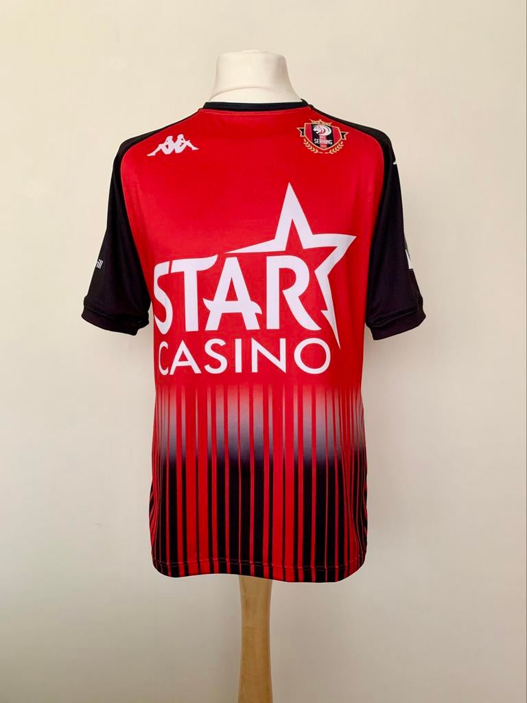 RFC Seraing 2022-2023 Home Cachbach match worn & signed, Taille L, Enlèvement ou Envoi, Utilisé, Maillot