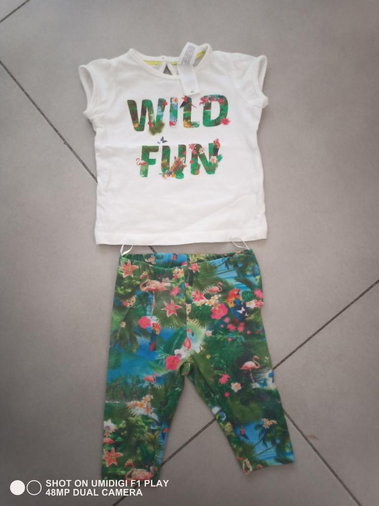 Setje C&A, Kinderen en Baby's, Babykleding | Maat 62, C&A, Meisje, Ophalen of Verzenden, Zo goed als nieuw