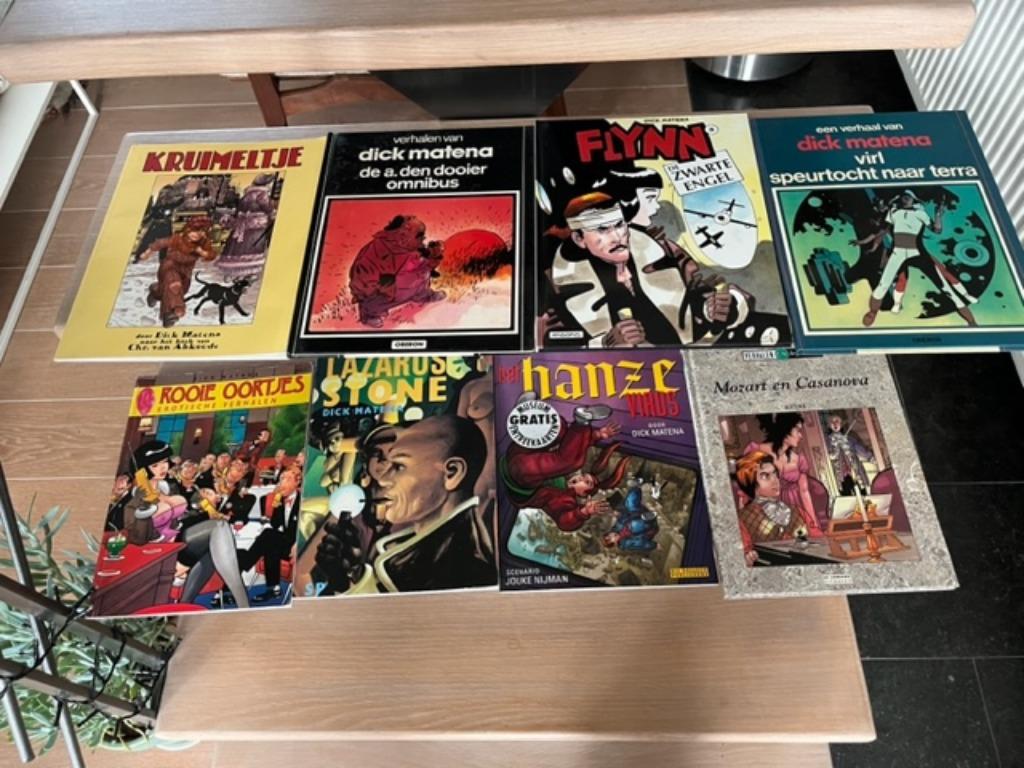 Dick  Matena Strips, Meerdere stripboeken, Ophalen of Verzenden, Zo goed als nieuw, Dick Matena