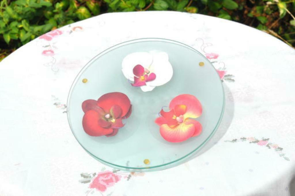§objet decoratif aux orchidées, Enlèvement ou Envoi, Comme neuf