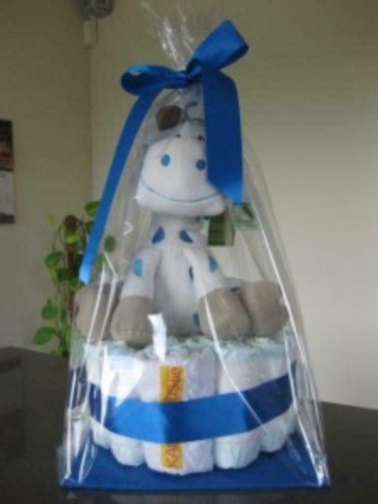 Luiertaart pampertaart 1 laag, Kinderen en Baby's, Kraamcadeaus en Geboorteborden, Ophalen, Nieuw, Kraamcadeau
