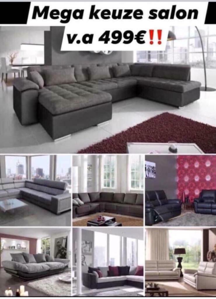 PROMOTIE‼️ HOEKSALON ZETELS #HOEKZETEL #RELAXZETEL, Maison & Meubles, Canapés | Salons, Enlèvement ou Envoi, Neuf, Banc d'angle
