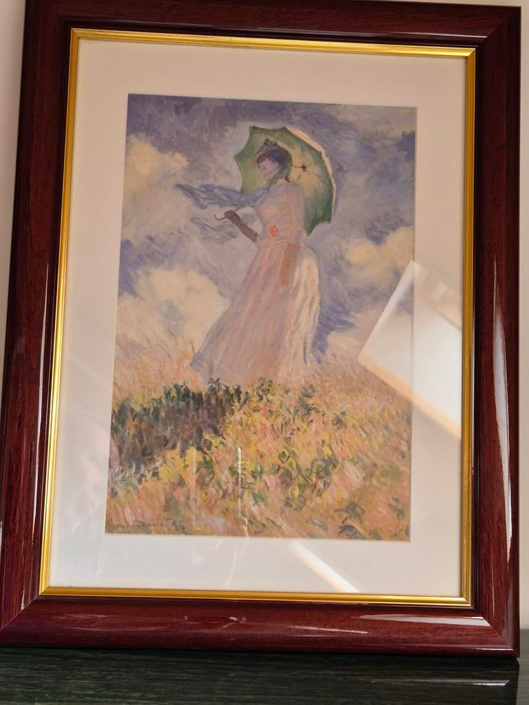 Kader met foto werk Claude Monet, Ophalen