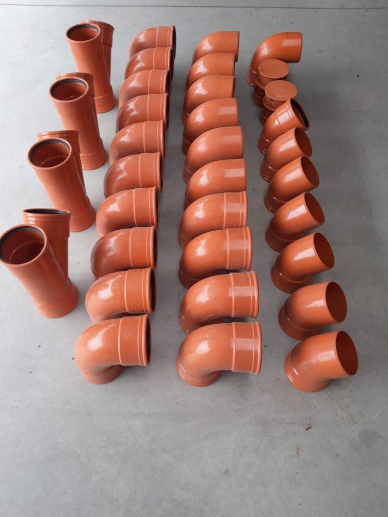 PVC bochten dia 110 en 125, Ophalen, Nieuw, PVC, Bochten