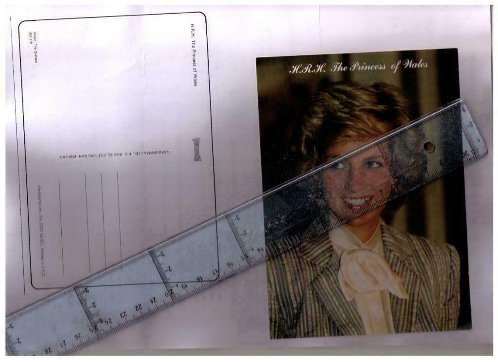 ORIGINAL POSTCARD OF HRH THE PRINCESS OF WALES, Lady Diana, Collections, Enlèvement ou Envoi, 1980 à nos jours, Non affranchie