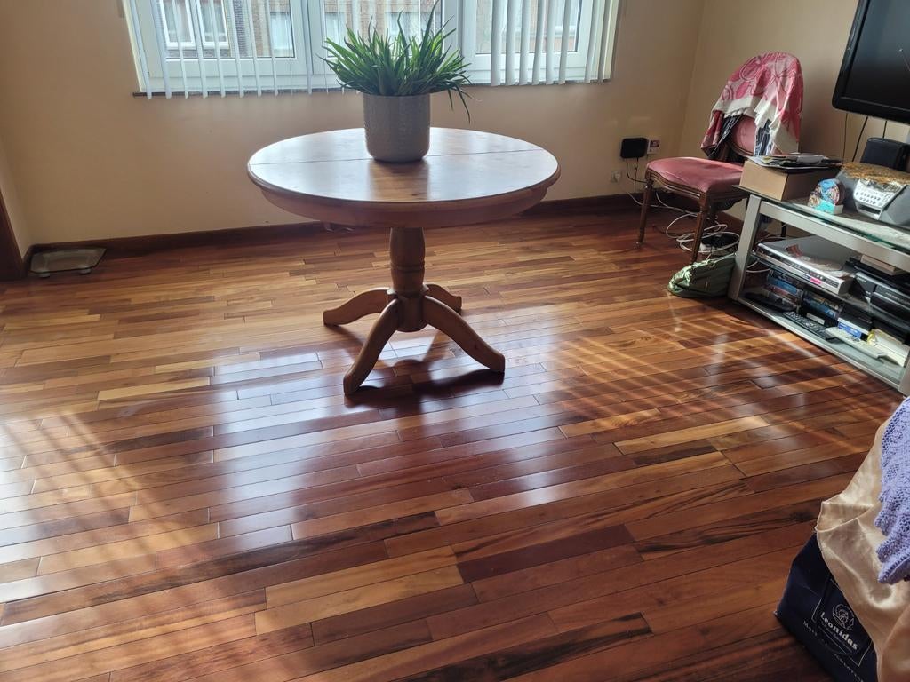 Exotische hout parquet, Ophalen